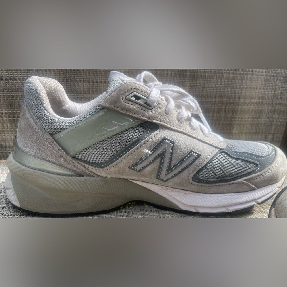 New Balance Womens 990v5 Size 8.5 Made in USA Low Castlerock Gray - Picture 6 of 9
